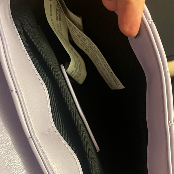 Zara | NWOT Lilac Quilted Bag - Picture 6 of 9